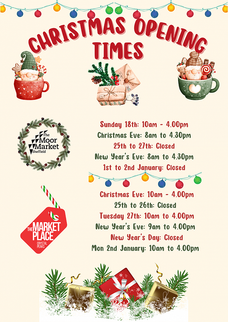 MARKETS OPENING TIMES INFORMATION Sheffield Markets MARKETS OPENING TIMES INFORMATION Sheffield Markets
